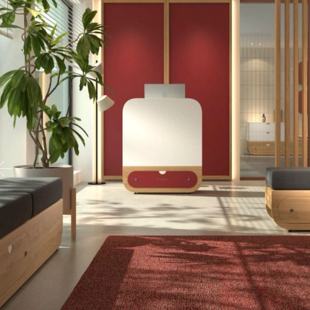 Naggura Rooms ontvangstbalie