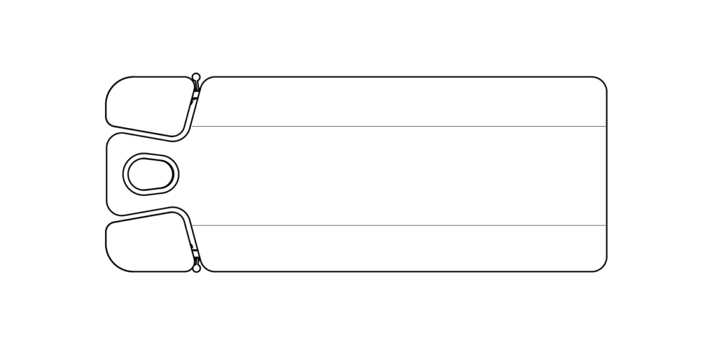 Icône de portefeuille noir minimaliste sur fond sombre